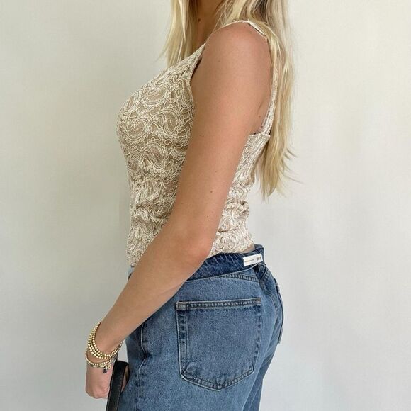 Vintage lace tank top - Picture 2 of 4